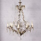 Louis XV style cage chandelier with tassels