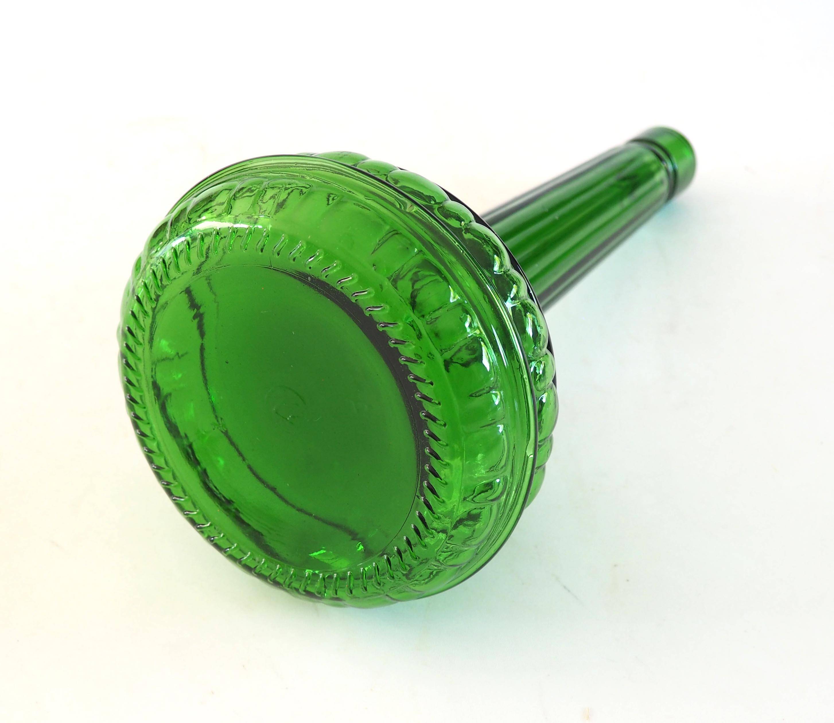 Green soliflore bottle