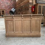 Oak bar counter