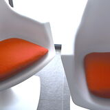 Swivel armchairs by Stamp Nurieux, set of 2