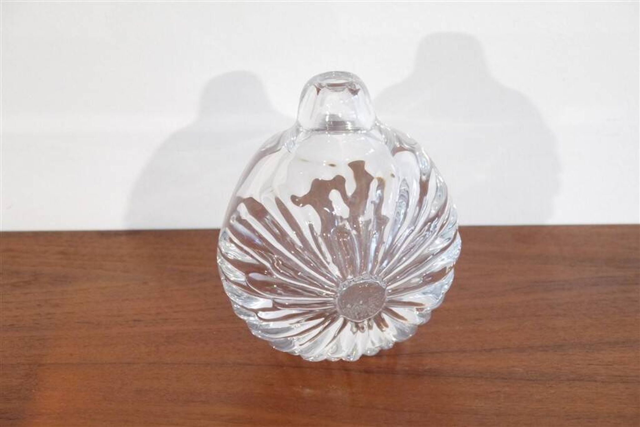Vase finlandais en verre souflé 1960
