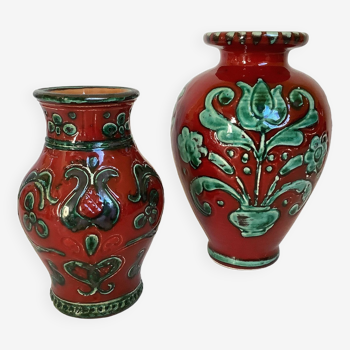 Pair of Gmundner Keramik Austria vases