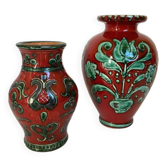 Pair of Gmundner Keramik Austria vases