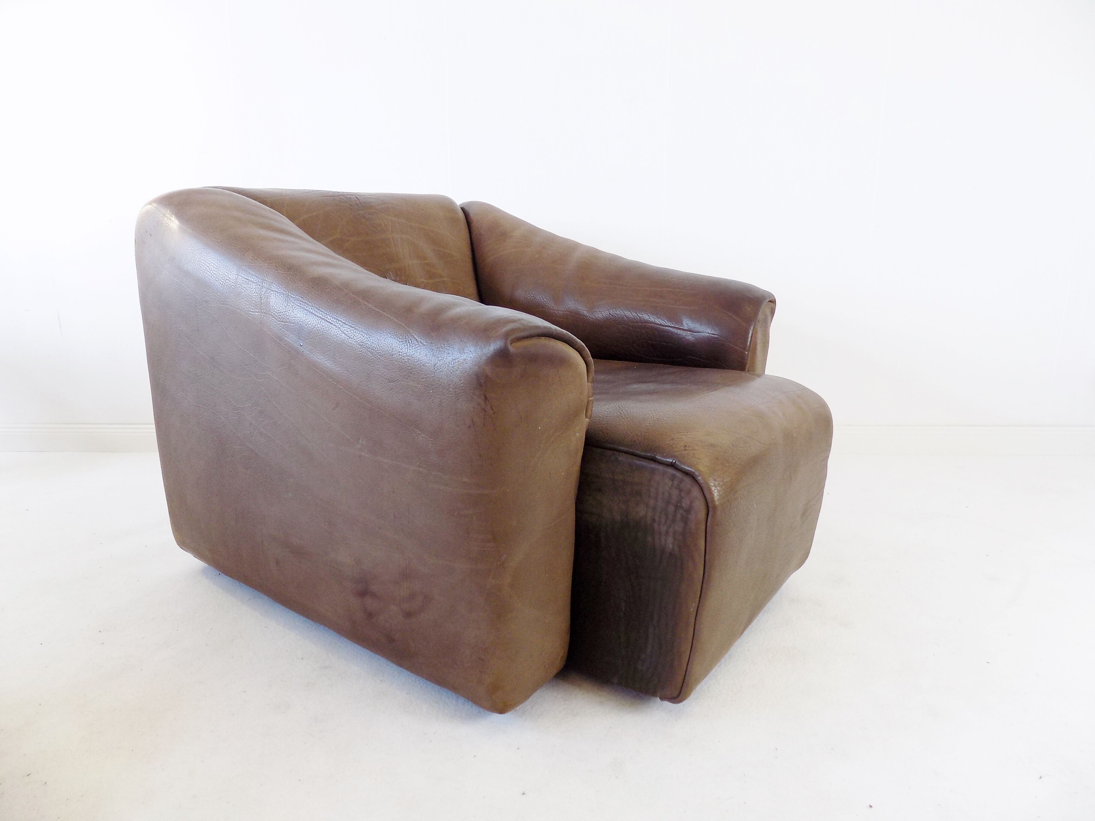 De Sede DS 47 brown leather armchair