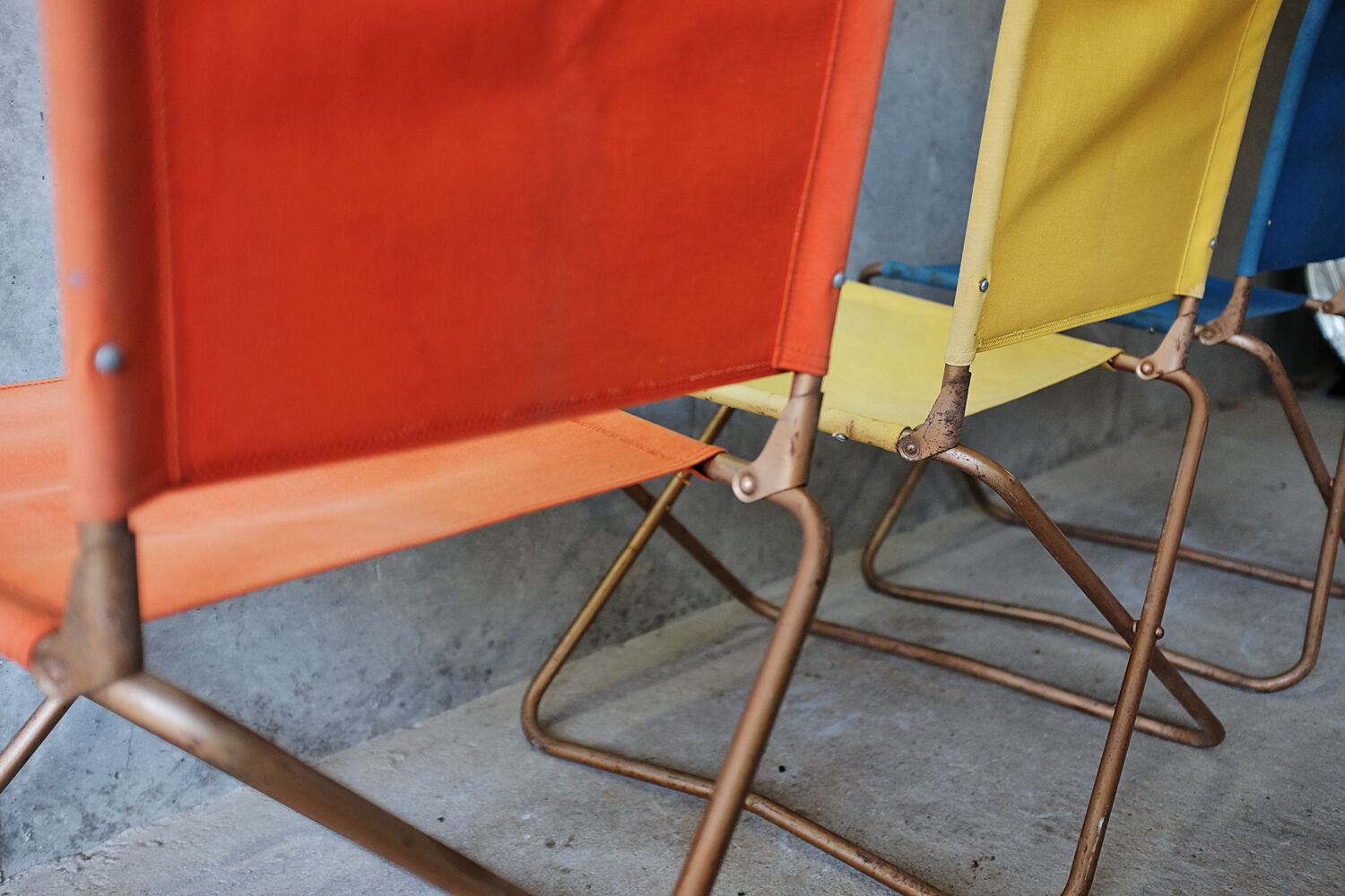 Lot de 3 fauteuils vintages Lafuma Chantazur 1960