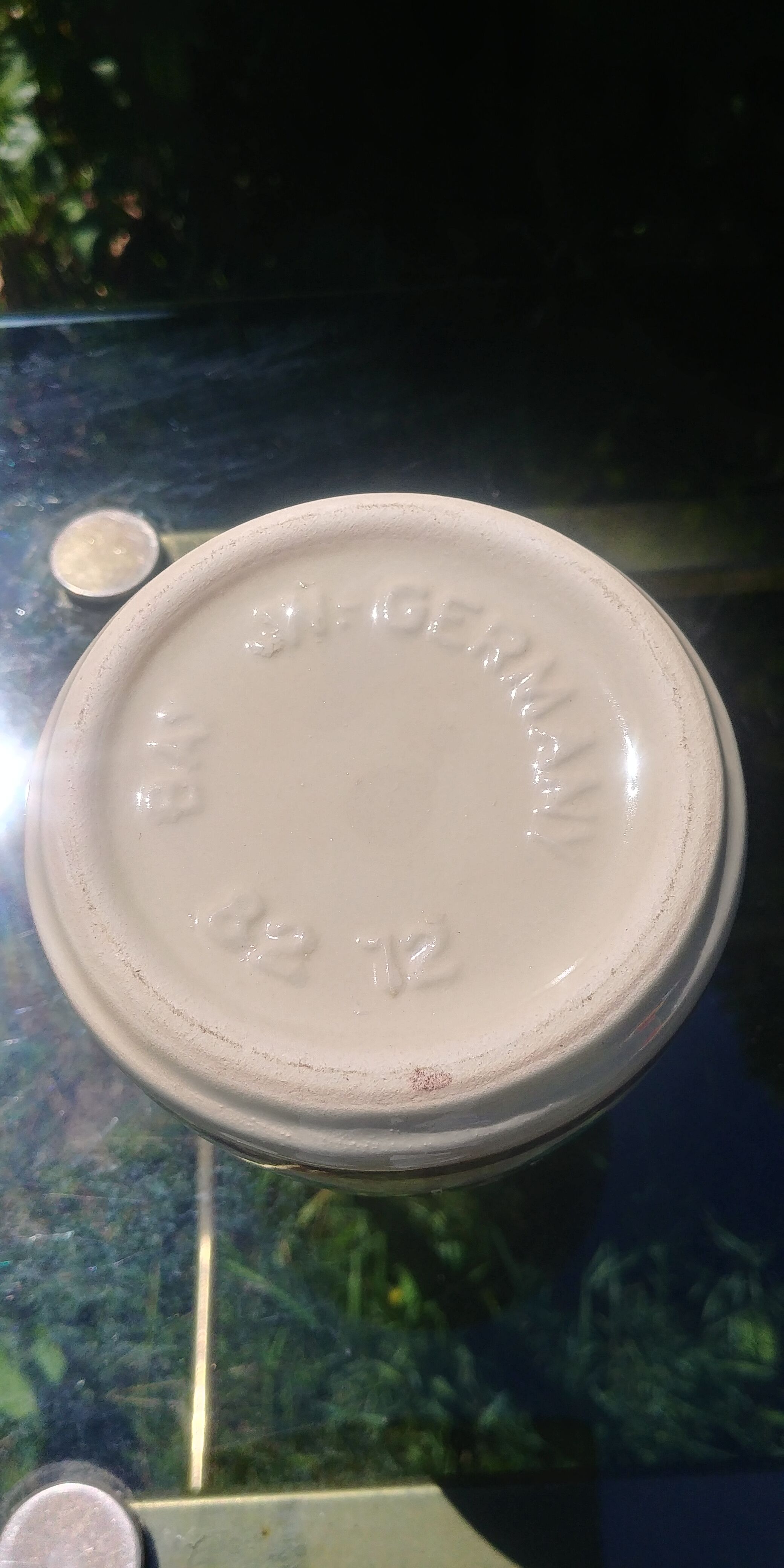 Small Glazed ceramic vase Vintage Bay Keramik W.Germany 60s/70s
