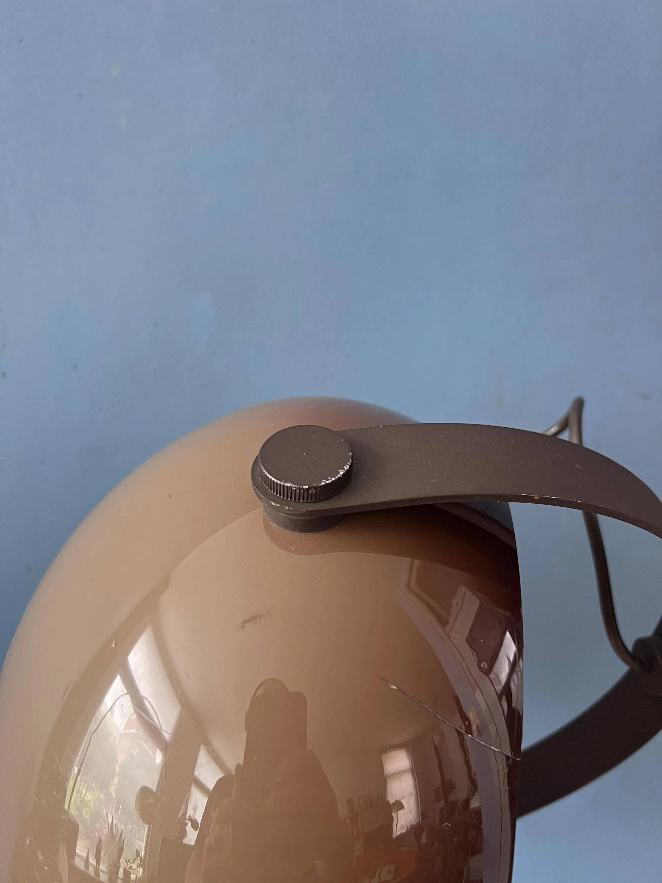 Herda floor lamp - mushroom floor lamp - mid-century brown