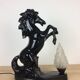 Prancing horse lamp and flame
