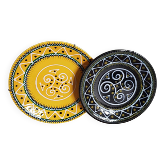 Quimper decorative plates