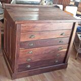 19th century East India Company map cabinet Width 122 cm