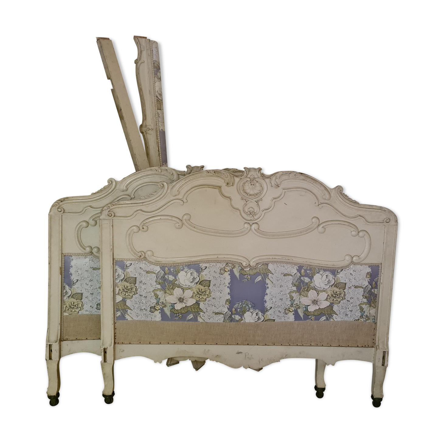 Louis XV style alcove bed, 19th era