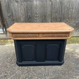 Solid oak counter