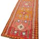 Turkish Handwoven Vintage Herki Kilim 105 cm x 355 cm