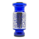 Mid-century modern vase, cobalt glass, Huta Hortensja, Poland, 1960s