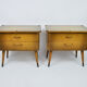 Paire de tables de chevet, années 1960