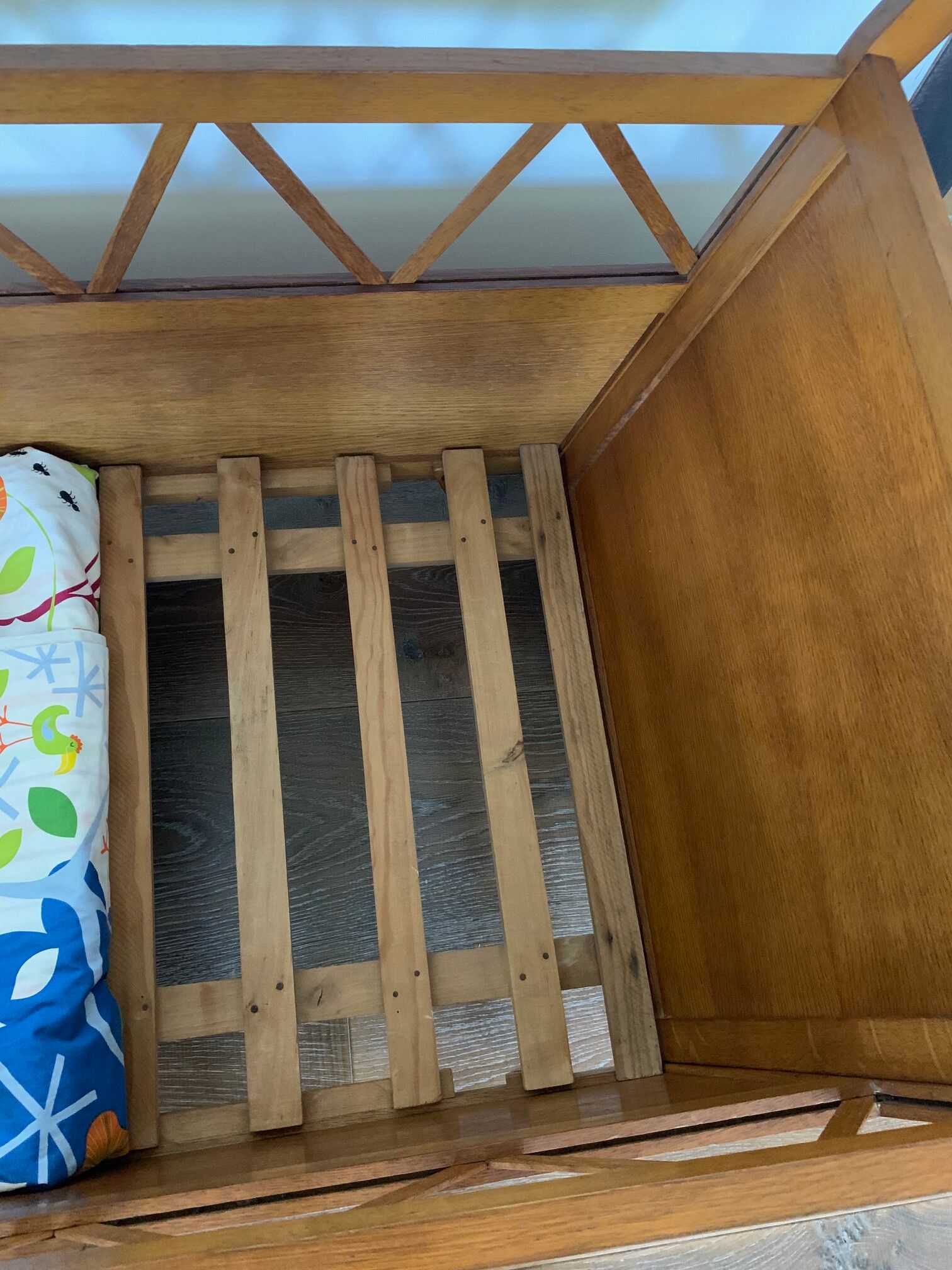 Vintage baby cot