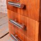 Czech Bauhaus Writing Desk in Walnut attributed to A. Lurcat for Kovona, 1920s