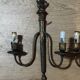 Pair of wall sconces in gilded brass – 2 lights – Louis XVI style
