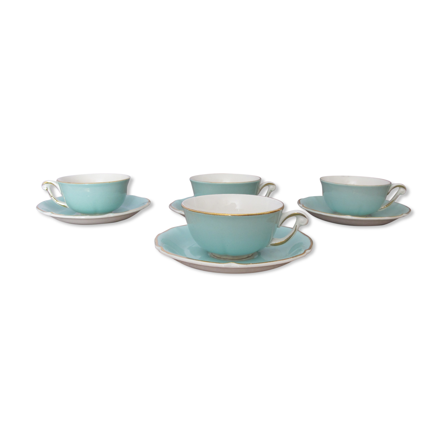 Saint Amand vintage 4 cups set.