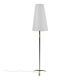Lampe sur pied en laiton MidCentury de Rupert Nikoll, interrupteur manuel Carl Aubock, Autriche, 1950