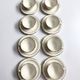 Set of 8 vintage cups with saucers Gien daisies.
