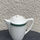 Coffee maker, milk jug and sugar bowl, Lumière, Digoin and Sarreguemines models