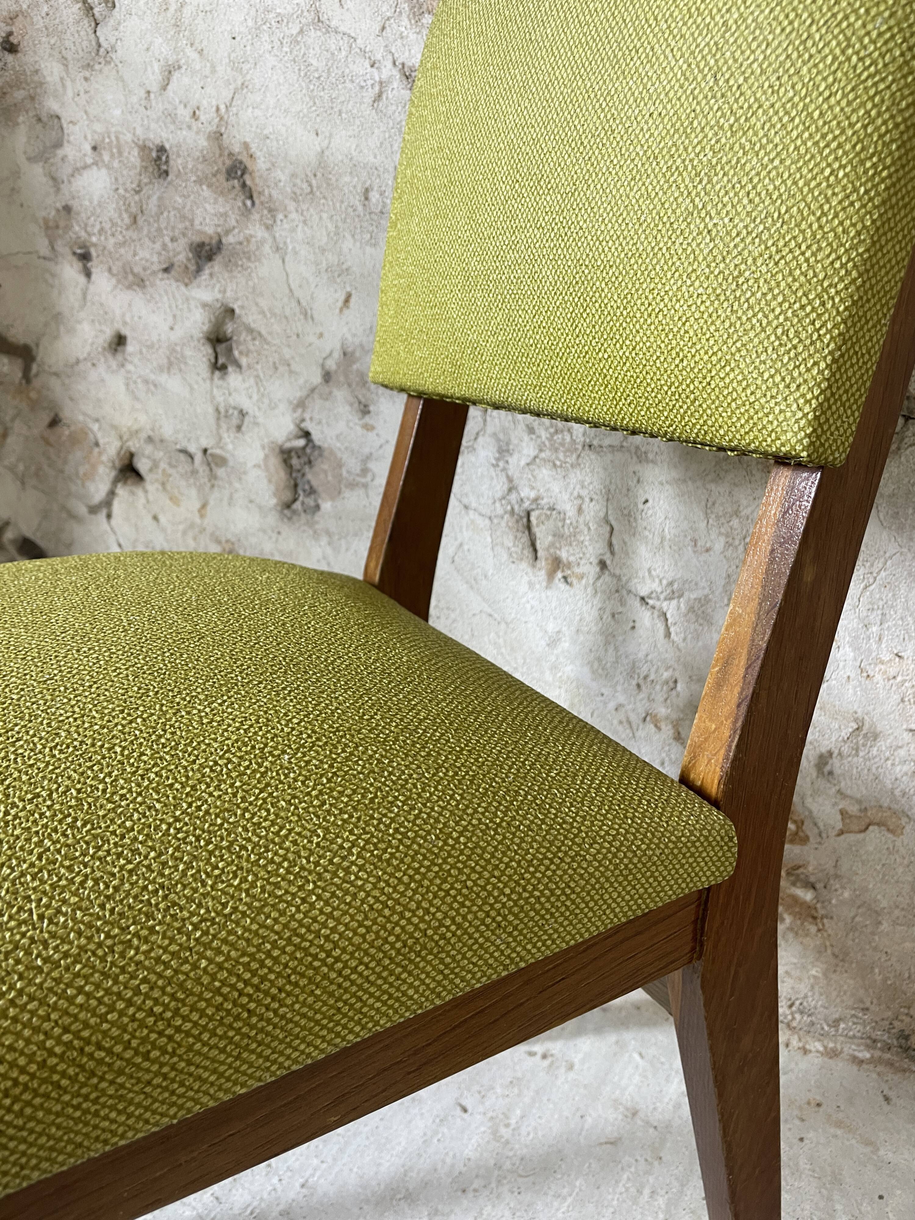 Green skai chairs 50s