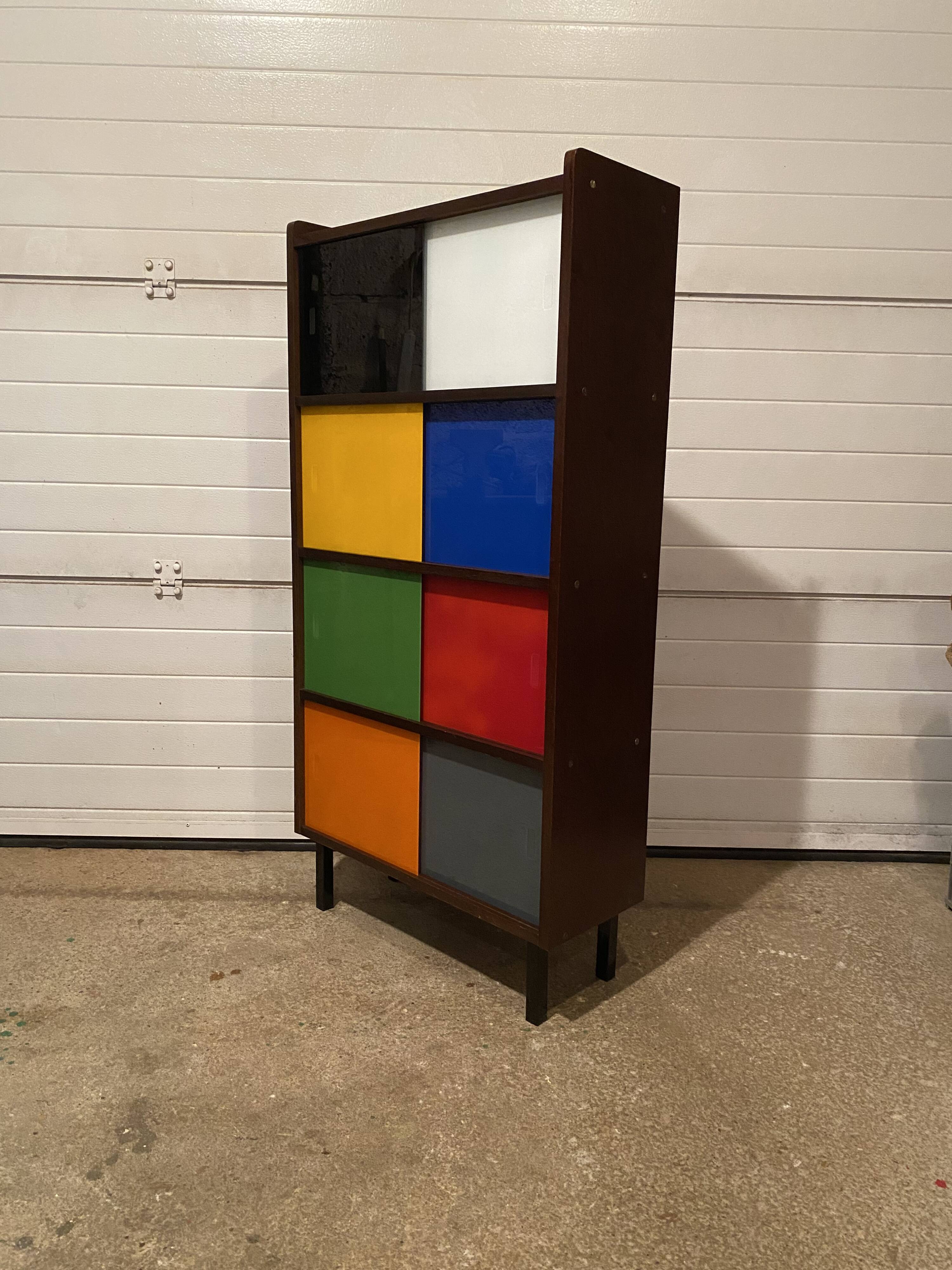 Bibliothèque/vitrine vintage