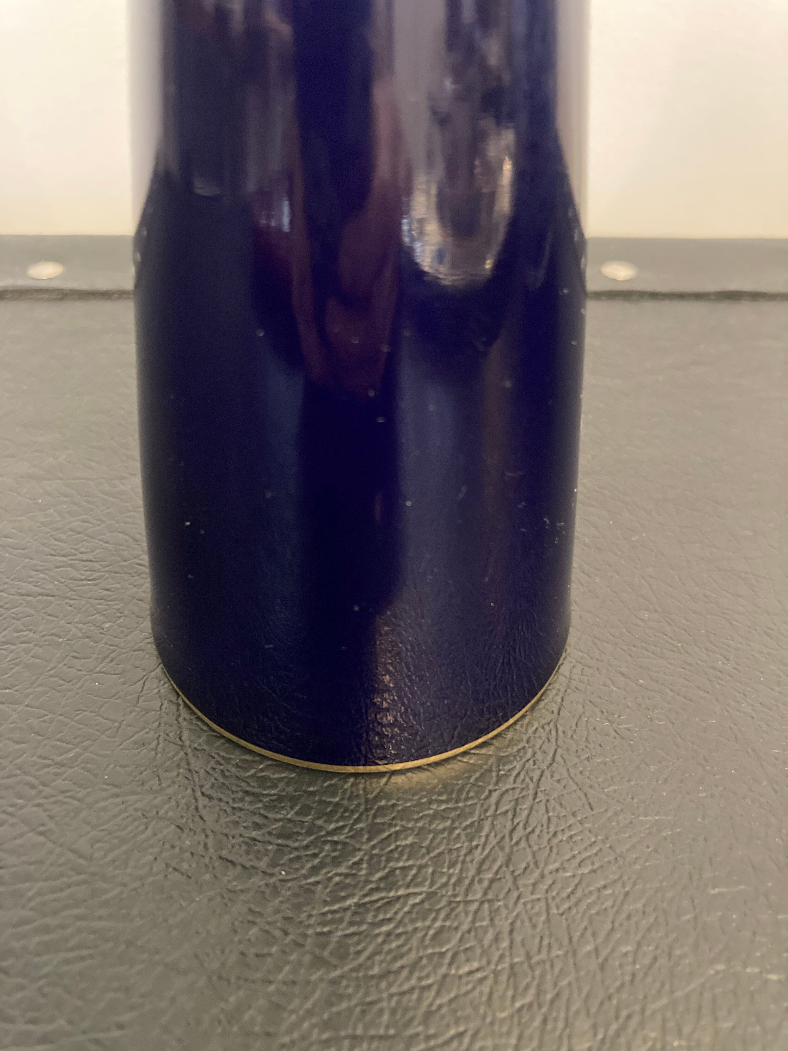 Soliflore cobalt blue porcelain