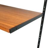 Vintage wall system / wall rack with cabinet from the 1960s