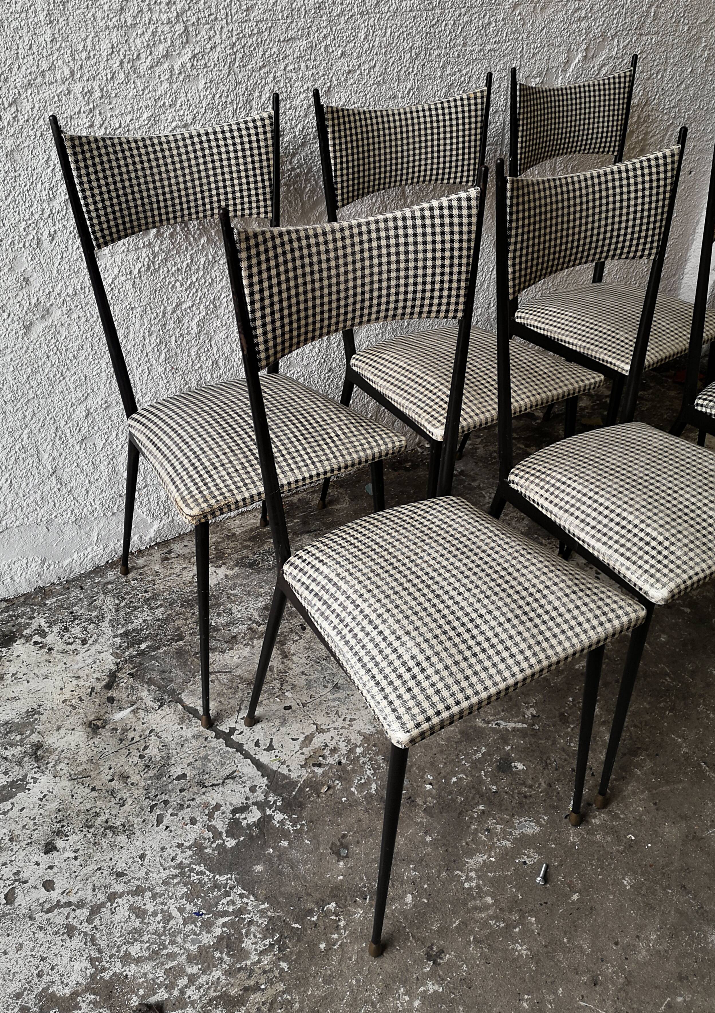 Suite de six chaises colette gueden