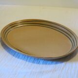 Large oval stoneware dish from Sarreguemines in very good condition