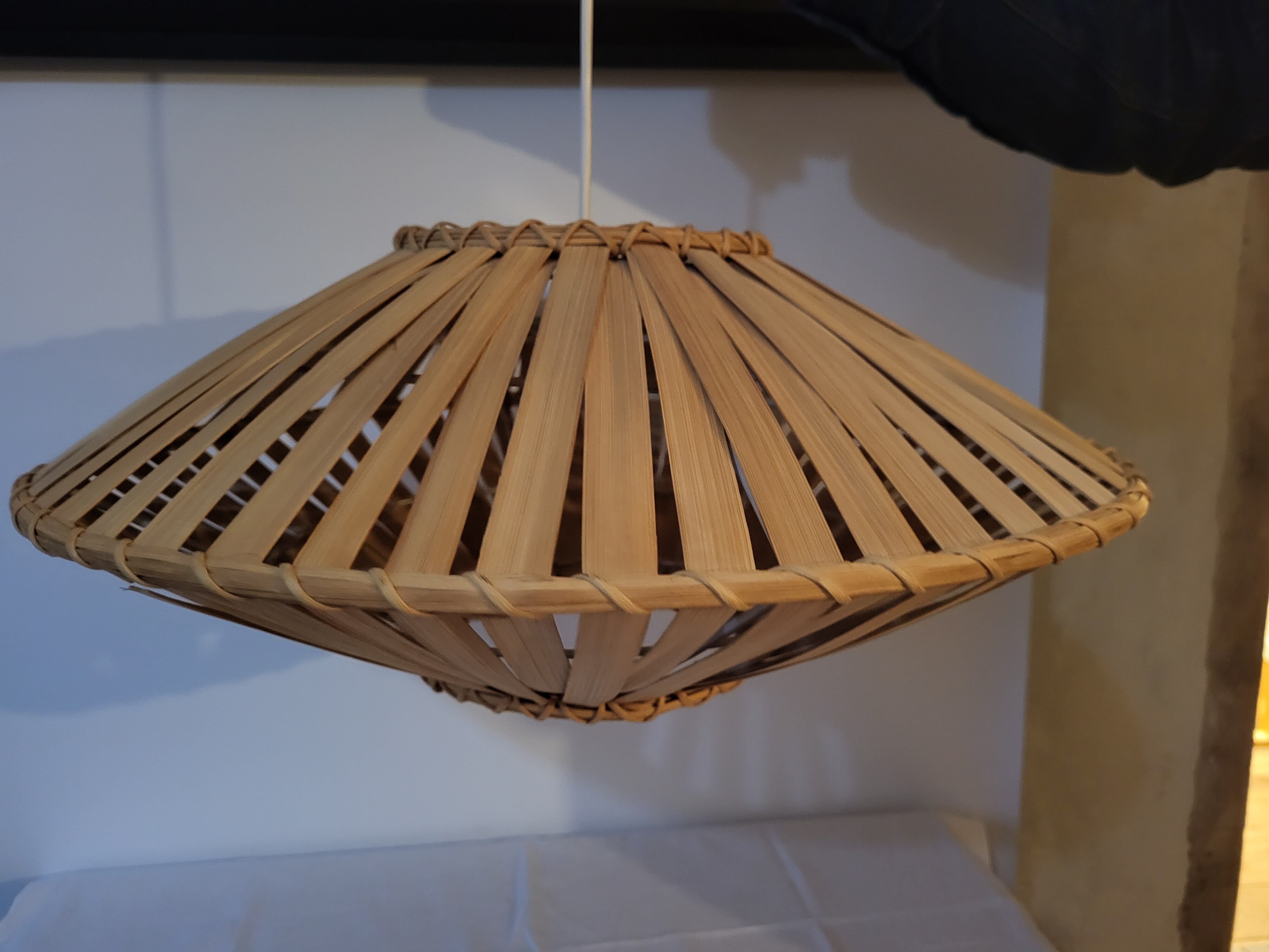 Suspension in bamboo leaves