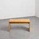 Solid pine bench, Les Arcs 1600, France