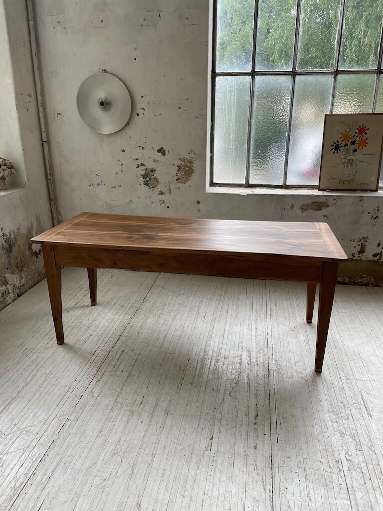 Walnut farm table 190cm