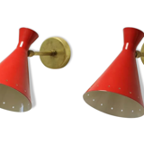 Wall lamps in the style of Italian creations of the 50s