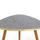 Table d'appoint triangulaire design moderne des années 60