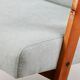 Vintage light blue turquise armchair, 1970s