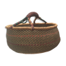 Natural fiber basket