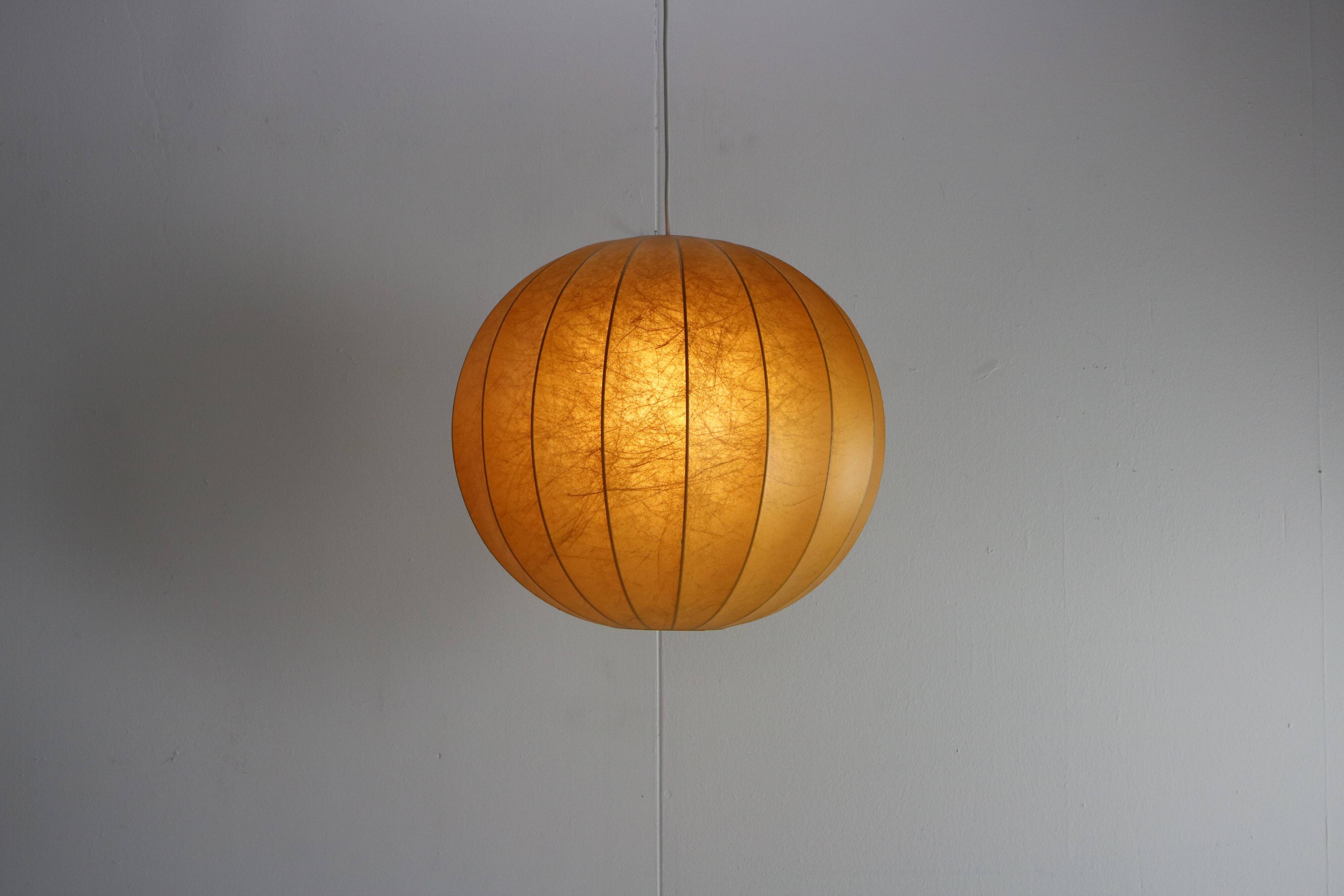 Sixties cocoon pendant lighting by Goldkant Leuchten Germany