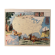 Old poster map of the United States from 1948 - JP Pinchon