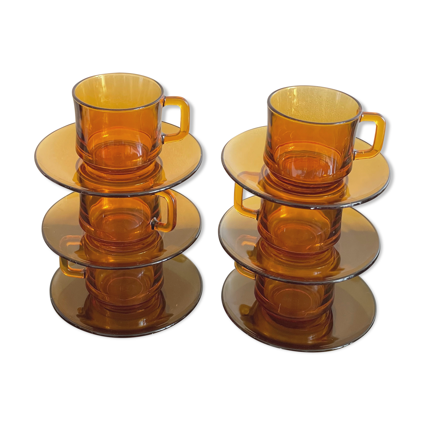 Duralex Amber Coffee Service