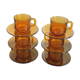 Duralex Amber Coffee Service