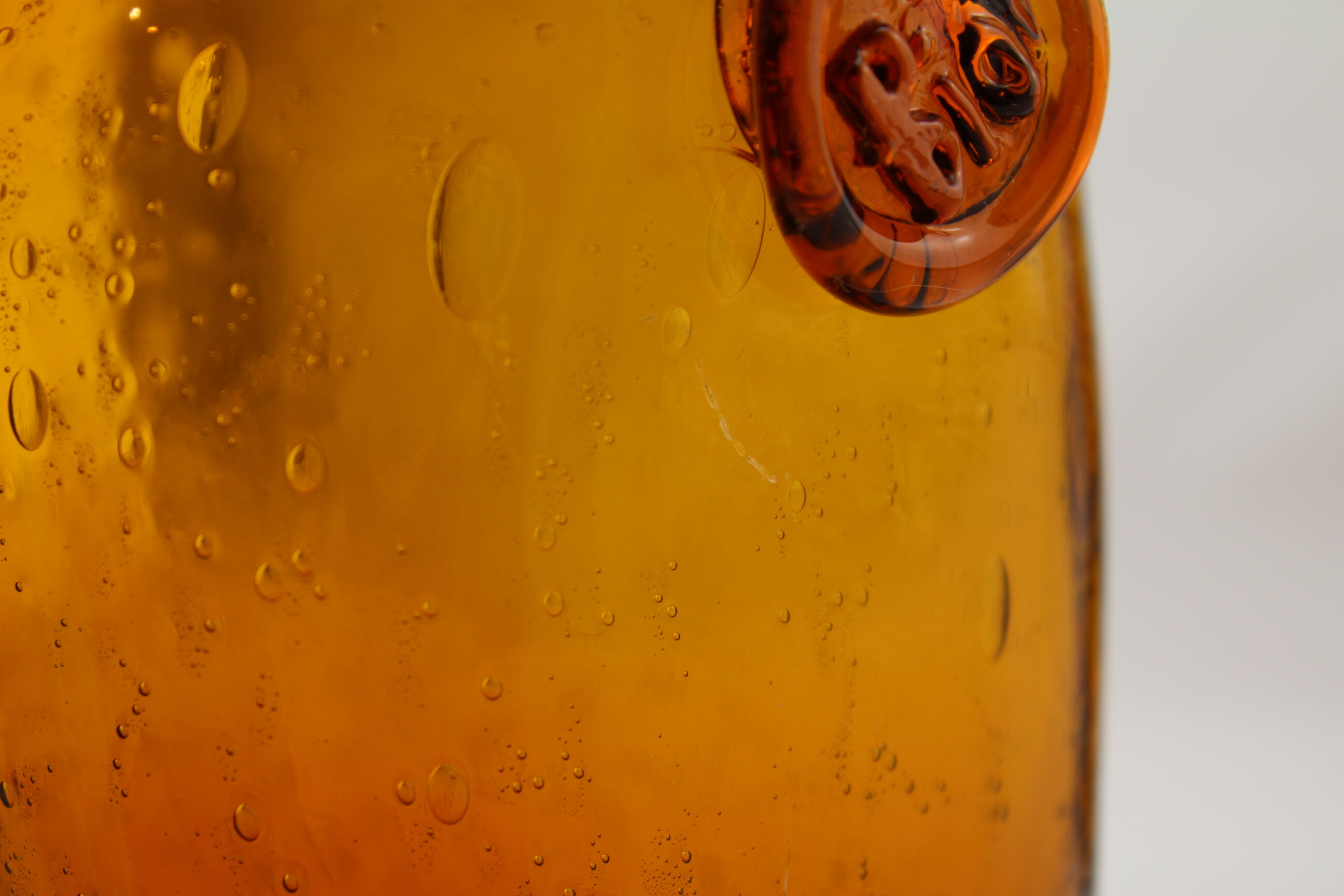 Set of 3 pots/jars Biot bubble glass