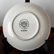 Cup and saucer Burgenland Villeroy and Boch burgundy