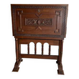 Renaissance style wooden cabinet/desk