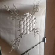 Large Venetian-style mirror engraved with silver-plated frames.