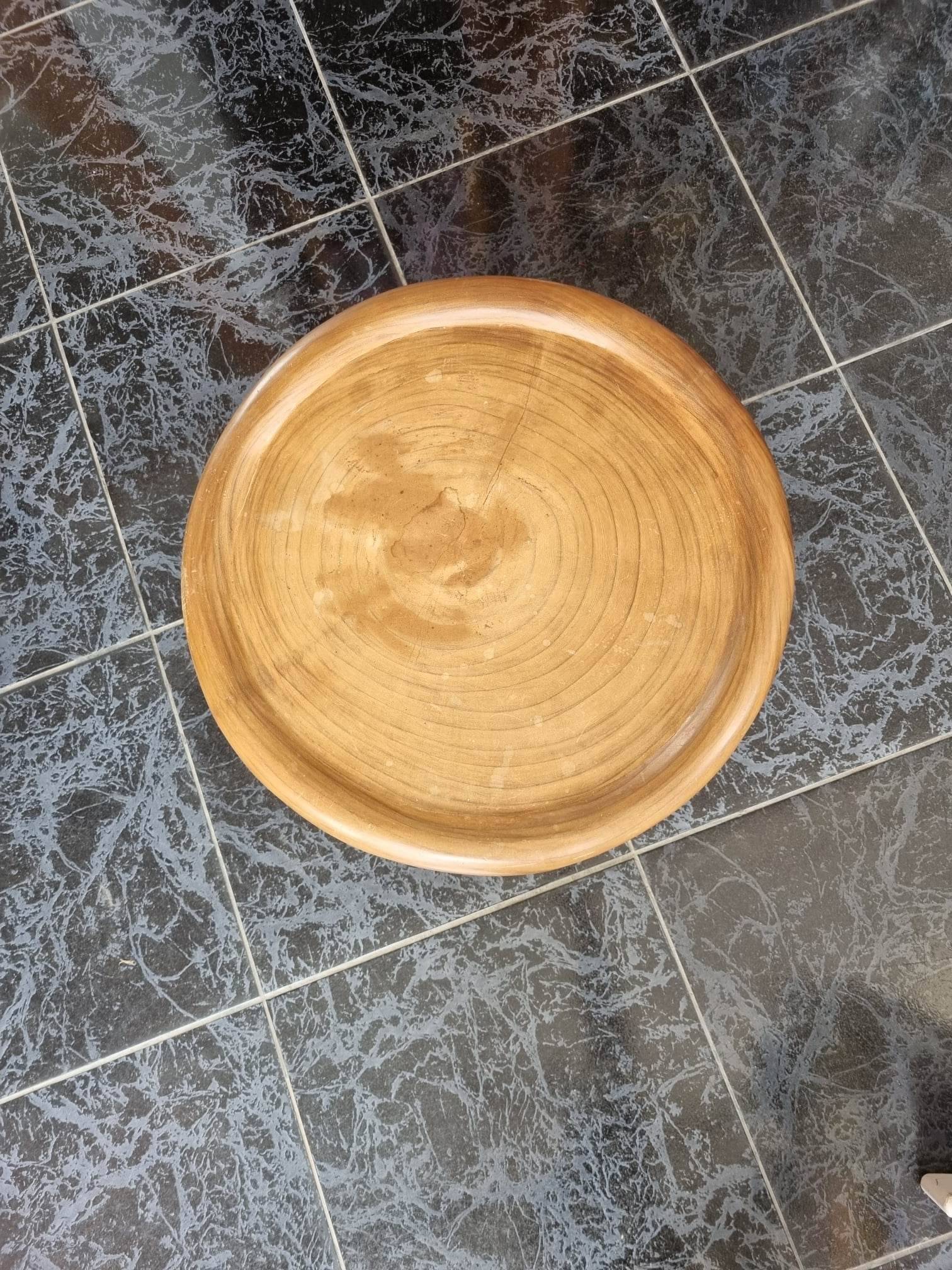 African stool Bamileke Natural brown