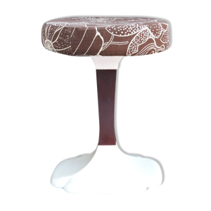 Tabouret gautier tulipe piètement trèfle design 70