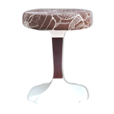 Stool Gautier tulipe base clover design 70